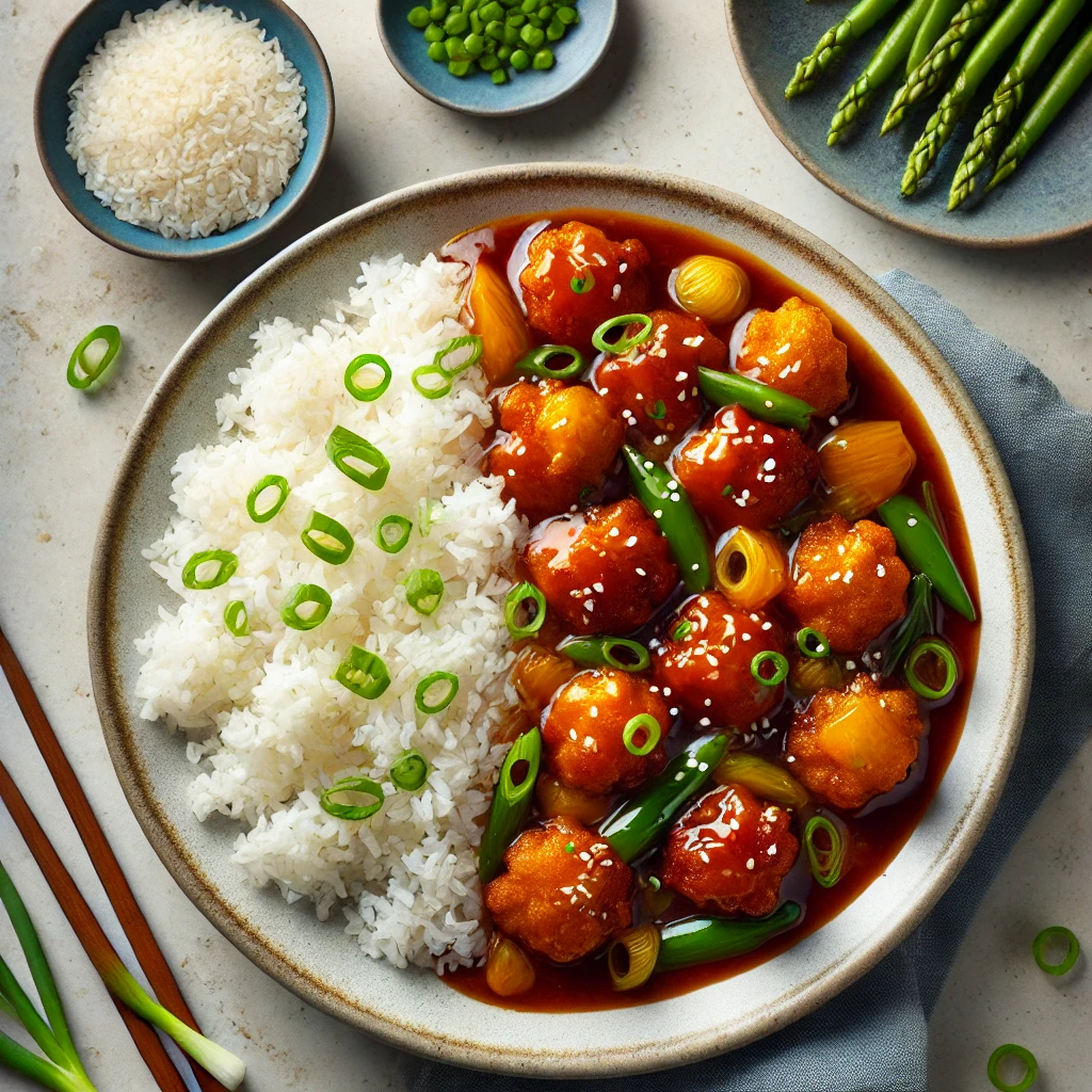 Vegetable Manchurian (Pakora Style)
